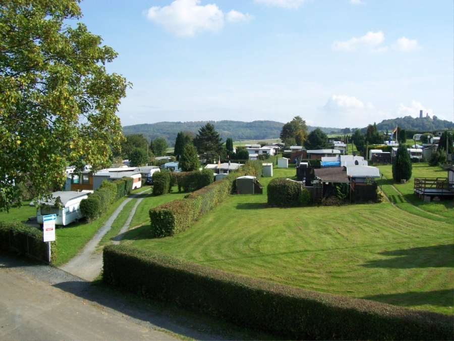 Ausblick auf Campingplatz